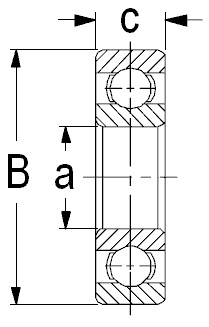 R4 BEARING SIZE