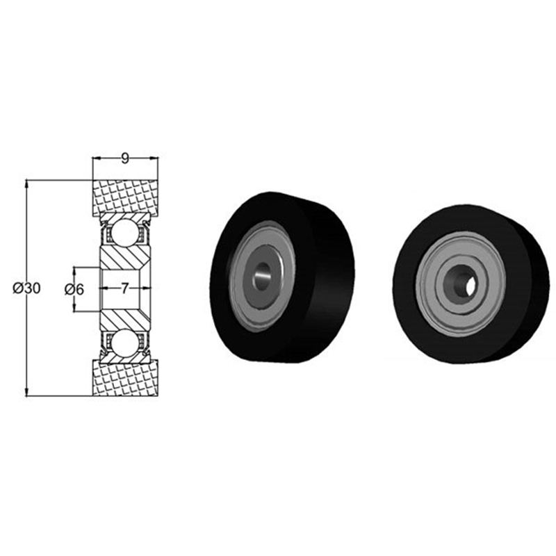 shower roller bearing