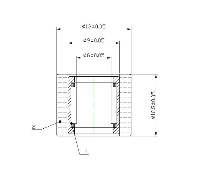 plastic coated needle roller bearing 